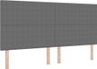 vidaXL Hoofdbord Lichtgrijs 200 cm Corduroy Stof