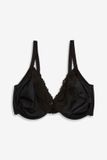 Next Dames Minimaliserende DD+ Beha met Volledige Cups - Zwart