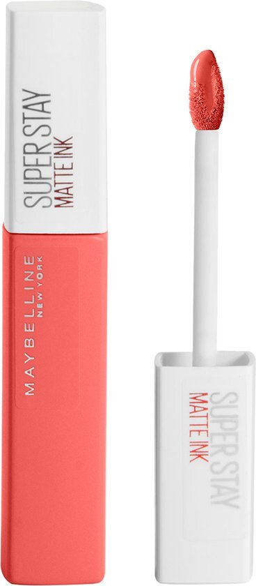 Maybelline SuperStay Matte Ink Lipstick - 130 Self-Starter - Nude - Matte, Langhoudende Lippenstift - 5 ml