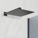 Hudson Reed Pommeau de douche carré – 30 cm – Design moderne noir