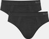 sloggi men GO Smooth Brief 2P Heren Onderbroek - Zwart - Maat XL
