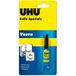 Uhu Colle Spéciale Verre - Colle Forte, Rapide, Étanche, Réactive Aux Uv, Transparente, Tube 3g