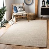 Safavieh Natural Fiber Collection NF801A Rond tapijt van hoogwaardig jute, handgemaakt, voor entree, woonkamer, slaapkamer, keuken, 3 x 3 m