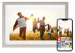 Rollei Frameo 108 Smart Frame WiFi Cadre photo numérique 10,1 pouces 1280 x 800 IPS Écran tactile 32 Go Effet bois