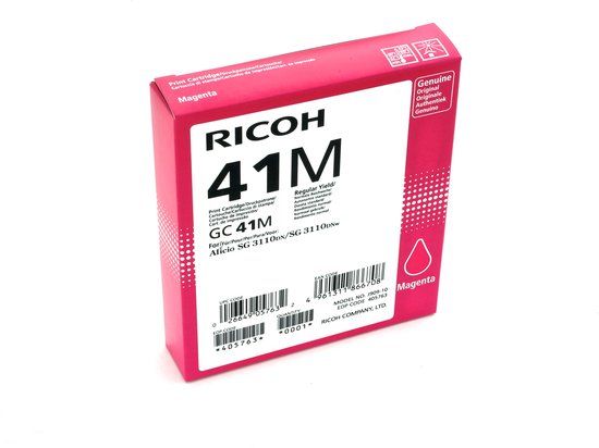 Ricoh 405763 Magenta Toner Cartridge - Compatible with Ricoh Aficio SG 3110DN Printers