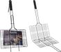 Huismerk Bbq hamburger grillrek voor 6 hamburgers non stick
