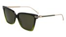 Salvatore FERRAGAMO SF2036S 316 GRADIENT TRANSPARENT DARK GREE 56/16/140 Vrouw Zonnebrillen