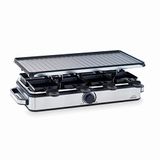 Lacor - 69348 - Keukenijzer, raclette-grill, anti-aanbaklaag, omkeerbare plaat, milieuvriendelijk, PFOA-vrij, regelbare thermostaat, accessoires, gegoten aluminium, 1400 W, 41 x 20 cm