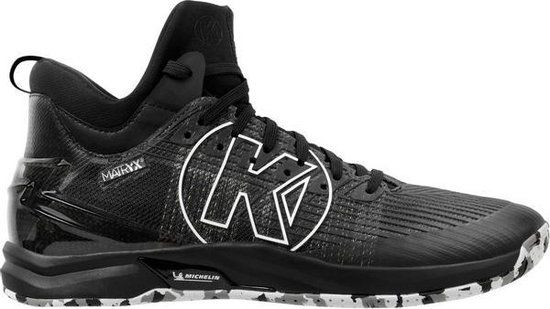 Kempa Attack Mid - Sportschoenen - Volleybal - Indoor - zwart - Maat 46