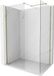 Mexen Kioto-X Paroi de douche Walk-in 110 x 100 , transparent 10 mm, or