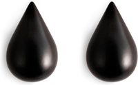Normann Copenhagen Dropit Hooks - Wandkapstok, Hout, Zwart