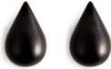 Normann Copenhagen Dropit Hooks - Wandkapstok, Hout, Zwart