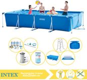 Intex Rechthoekig Frame Zwembad - 450 x 220 x 84 cm - Blauw