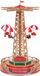 Merkloos Kerst tafereel LED carrousel met geluid op batterijen Ø 24,5 x 45cm
