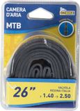 On Bike Binnenband voor fietsen 26" x 1,40-2,50 - E.T.R.T.O. 47-559, hoge sterkte en dichtheid, compatibel met mountainbike, stadsfiets en trekking, eenvoudige montage
