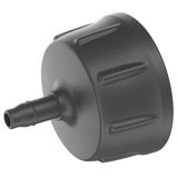Gardena Kraanverbindingsstuk - 4,6 mm (G 3/16") - Zwart - Kunststof - Voor Druppelirrigatiesysteem