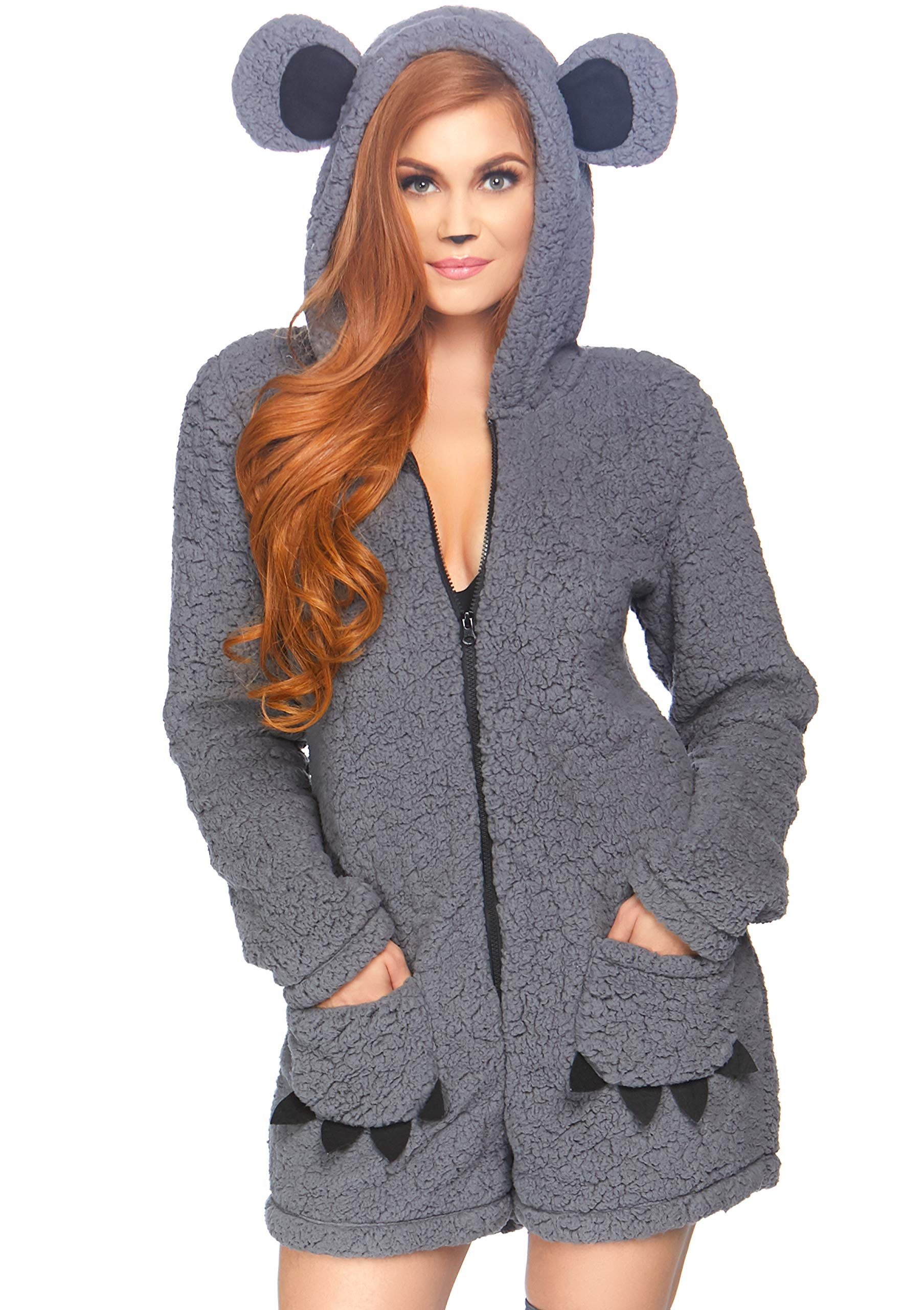 Leg Avenue Knuffel Koala Carnaval S (Eur 36-38) Grijs