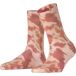 FALKE Surreal Mist gedessineerd katoen sokken dames beige - maat 35-38