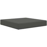 Coussin de canapé d'extérieur anthracite 60 x 60 x 8 cm