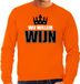 Bellatio Decorations Shoppartners Bv Koningsdag sweater Wij Willem wijn - oranje - heren - koningsdag outfit / kleding XL
