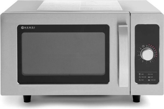Hendi Magnetron - 1000W - RVS - 25L - Draaisysteem
