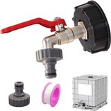 Robinet de citerne IBC avec raccord S60 x 6