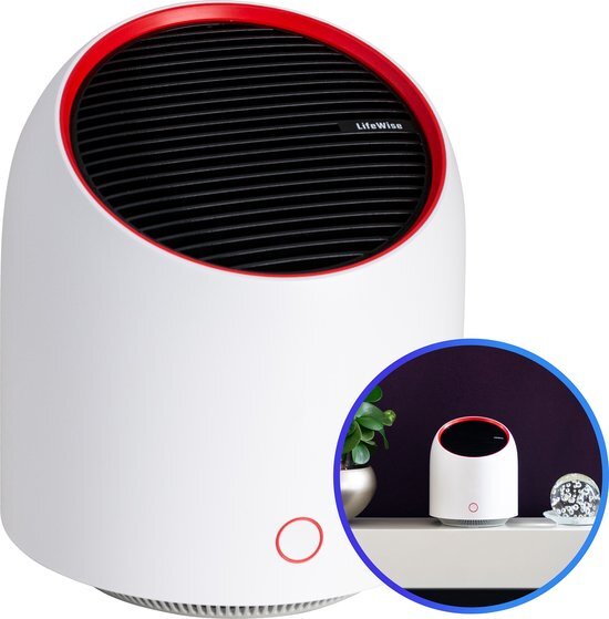 LifeWise Ionische Air Purifier - Luchtreiniger met Ionisator - Elektronisch Filter - Oplaadbaar - USB en Stopcontact