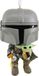 Hallmark Funko POP! - Star Wars The Mandalorian Met Grogu Exclusieve Collector Mini Figuur - 8 cm
