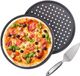 Allecto plus Set de poêles à pizza 2 pièces