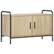 vidaXL Tv-meubel 79,5 x 33 x 50 cm Sonoma Eiken Bewerkt hout