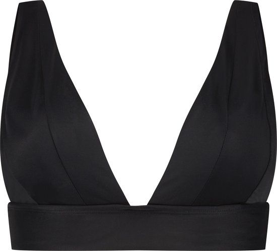 Hunkemöller Luxe Triangle Bikini Top - Black - Size M