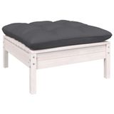 vidaXL 5-delige Loungeset met kussens massief grenenhout