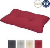 Beautissu loungekussen XLuna – rugkussen rood 60x40 cm