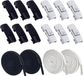 OEM Allecto Premium - Metalen schoenveters - Zwart wit - 12 stuks
