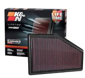 K&N vervangingsfilter compatibel met Chevrolet Malibu 1.5/1.8/2.0 2016- (33-5049)
