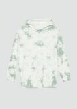 s.Oliver Oversized sweatshirt met capuchon in batiklook