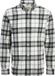 Jack & Jones Flanellen overhemd Regular Fit Biologisch katoen Geruit Lange mouw Klassieke kraag Borstzak Knopen Heren XS Zwart