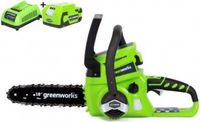 Greenworks 24V accu kettingzaag + 4Ah accu