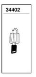 THULE Lock and Key Set sleutels, sport, meerkleurig (meerkleurig), uniek