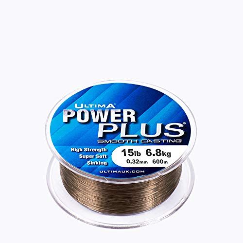 Ultima E0473 Power Plus Vislijn - 0,32 mm - 15,0 lb - Donker Olijf