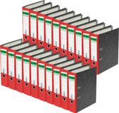 Elba Rado A4 Aluminium Cardboard Black Red White 570 sheets 8 cm