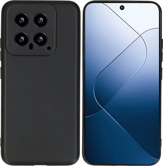 iMoshion Color Backcover - Back Cover - Zwart - Geschikt voor Xiaomi 14