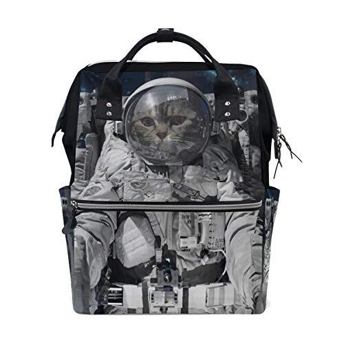MONTOJ Astronaut Animal Cat canvas Reistas Campus Rugzak