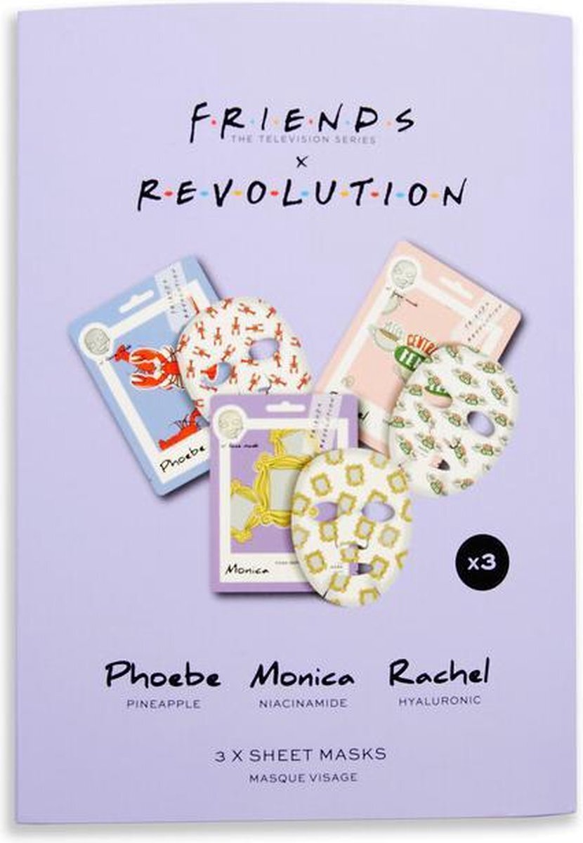 Makeup Revolution X Friends - Female Sheet Mask Set