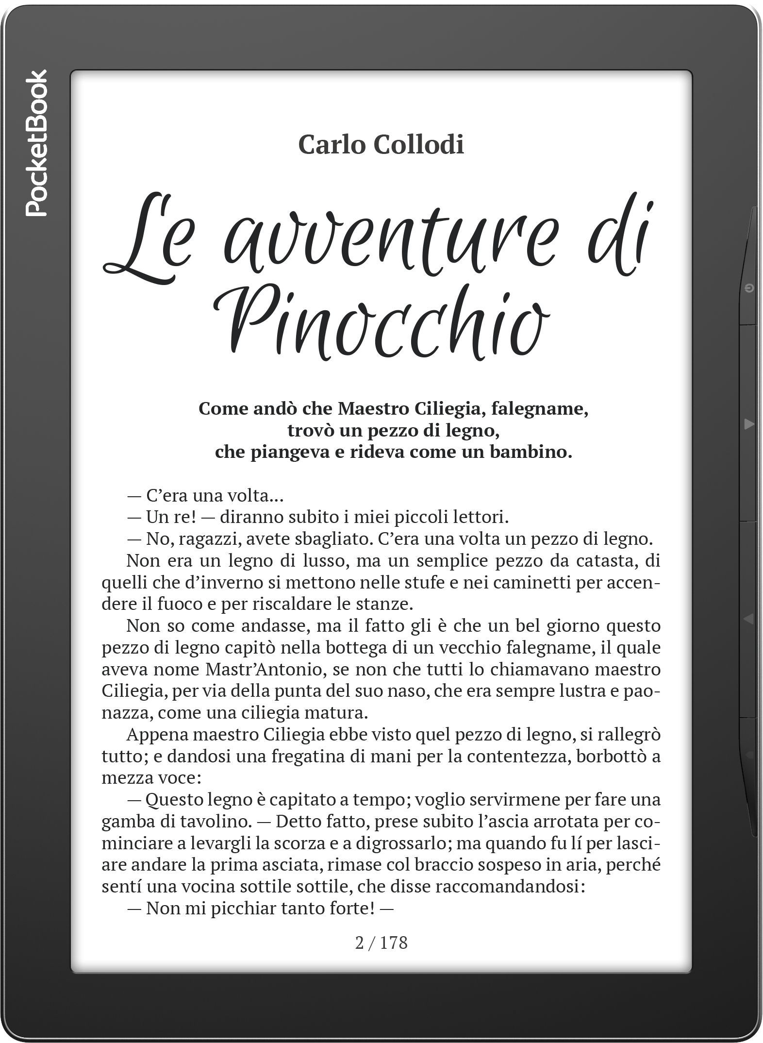 PocketBook InkPad Lite e-reader - 9.7 inch - Touchscreen - 8GB - Wi-Fi - Black/Grey