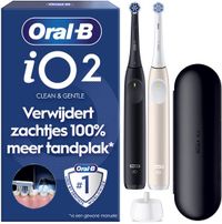 Oral-B iO2 Elektrische Tandenborstels - Night Black & Calm Pink - 2 stuks