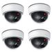 Maclean - Dummy - Set van 4 stuks camera met knipperende LED - Dummy koepelcamera