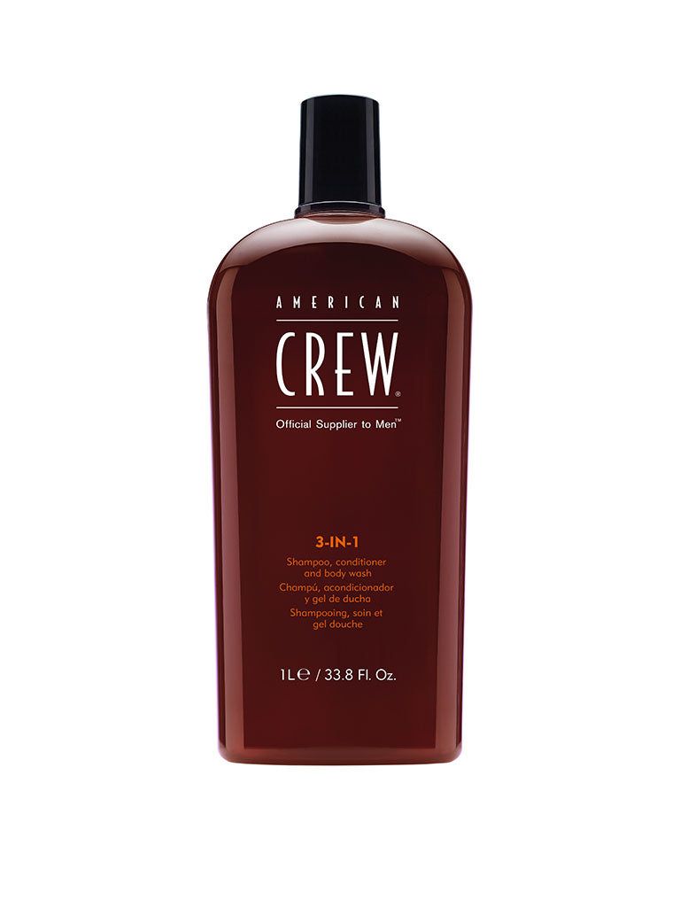 American Crew 3-IN-1 Shampoo, Conditioner & Body Wash - 1000ml