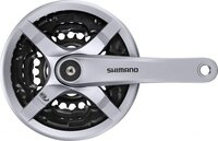 Shimano FC-TY501 Crankstel - 170mm - 48/38/28T - 6/7/8 Speed - Zilver