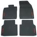 Skoda 5LA061500B allweather vloermatten 4X rubberen matten rubber vloermatten met Enyaq opschrift, zwart/rood